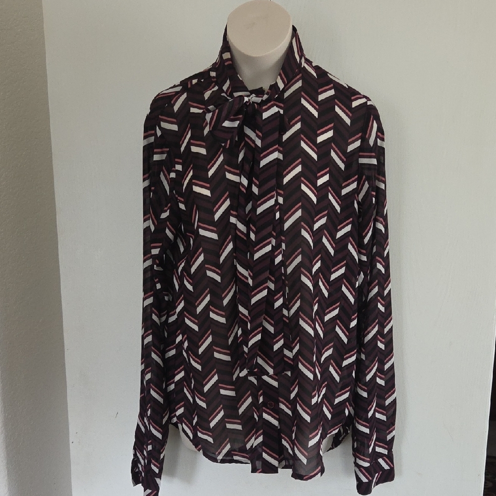 Chevron Patterned Blouse - image 1